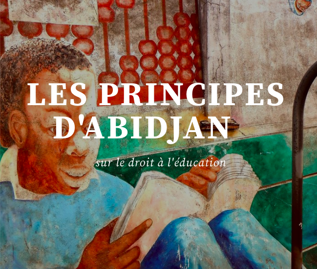 Photo couverture Journée de la justice sociale : un an d'avancées des Principes d'Abidjan sur le droit à l'éducation