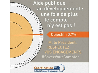 Photo couverture « Aide publique au développement : une fois de plus, le compte n'y est pas ! »*