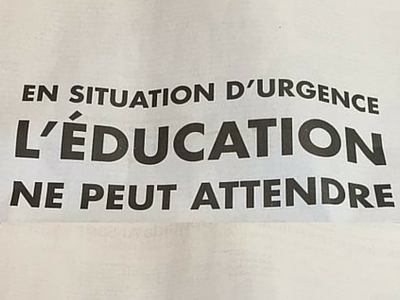 Photo couverture Sommet humanitaire mondial : un fonds de 3,85 Mrds $ (à alimenter !) pour l'éducation  