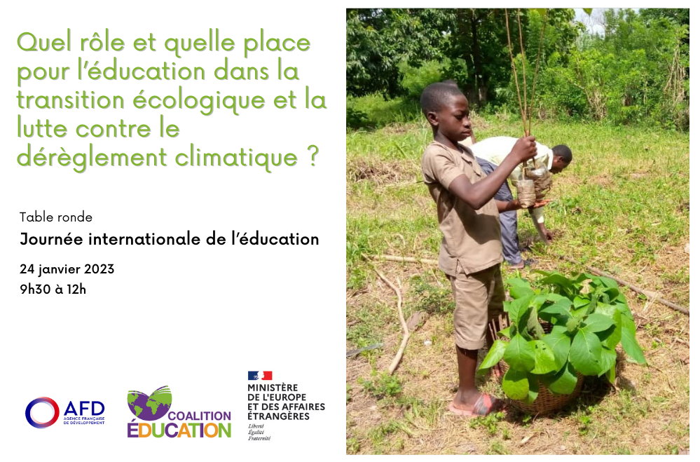 Photo couverture Invitation. Quel rôle et quelle place pour l'éducation dans la transition écologique et la lutte contre le dérèglement climatique ?