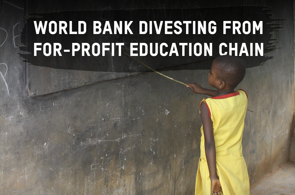Photo couverture Désinvestissement de la Banque mondiale dans les écoles à but lucratif Bridge International Academies