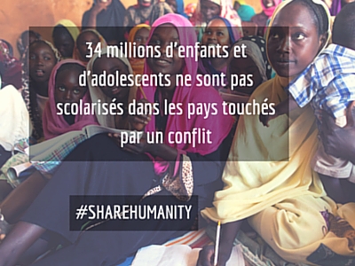 Photo couverture Journée mondiale de l'aide humanitaire : sauvons l'éducation !